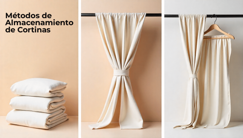 Métodos de Almacenamiento de Cortinas