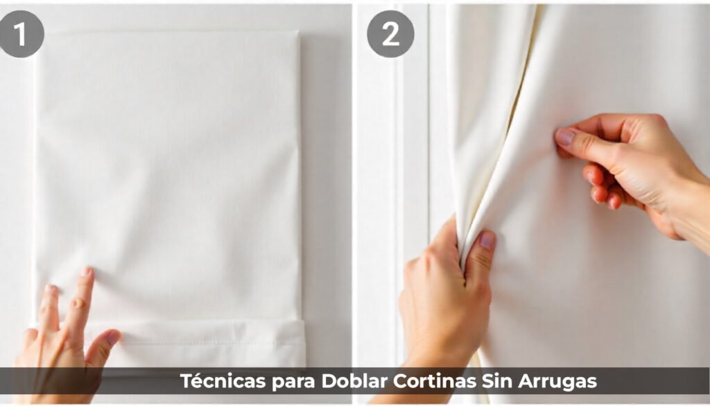 Técnicas para Doblar Cortinas Sin Arrugas