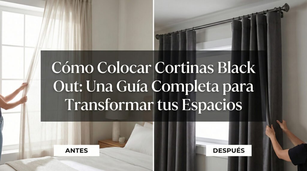 Cómo Colocar Cortinas Black Out: Una Guía Completa para Transformar tus Espacios