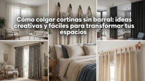 Cómo colgar cortinas sin barral: ideas creativas y fáciles para transformar tus espacios
