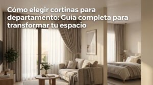 Cómo elegir cortinas para departamento: Guía completa para transformar tu espacio