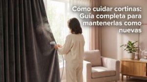 Cómo cuidar cortinas: Guía completa para mantenerlas como nuevas