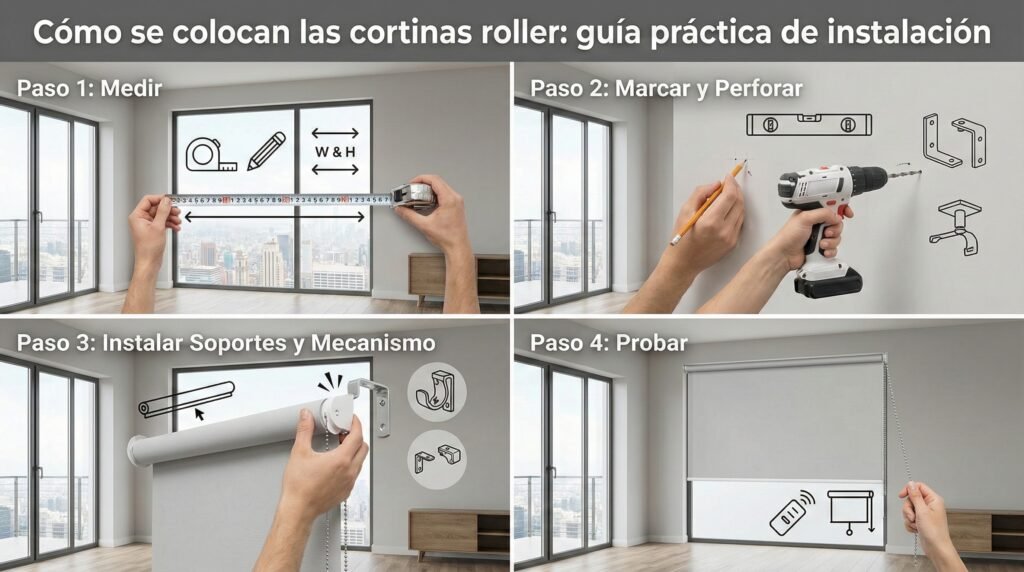 Cortinas Roller ventajas, estilos y mantenimiento