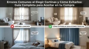 Errores Comunes al Elegir Cortinas y Cómo Evitarlos: Guía Completa para Acertar en tu Compra