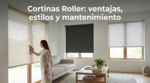 Cortinas Roller: ventajas, estilos y mantenimiento