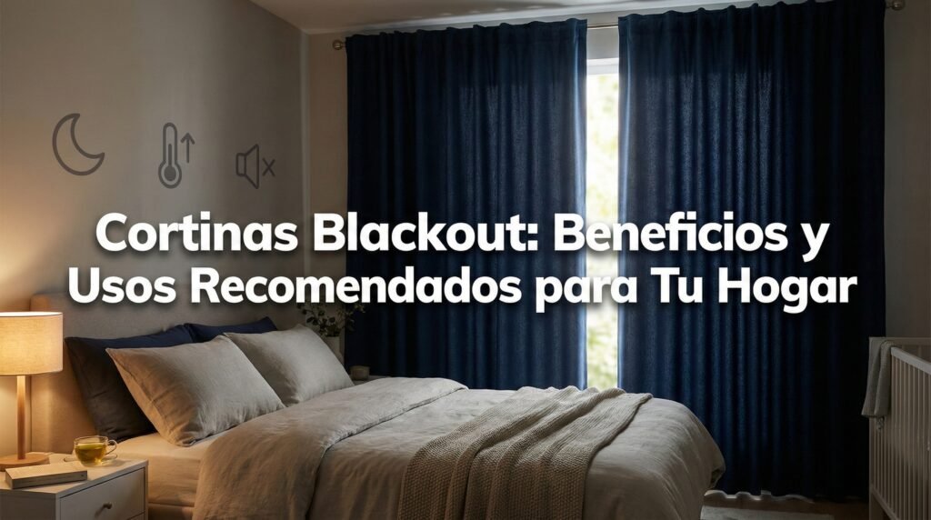 Cortinas Blackout: Beneficios y Usos Recomendados para Tu Hogar