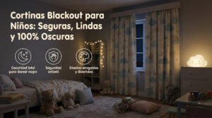 Cortinas Blackout para Niños: Seguras, Lindas y 100% Oscuras